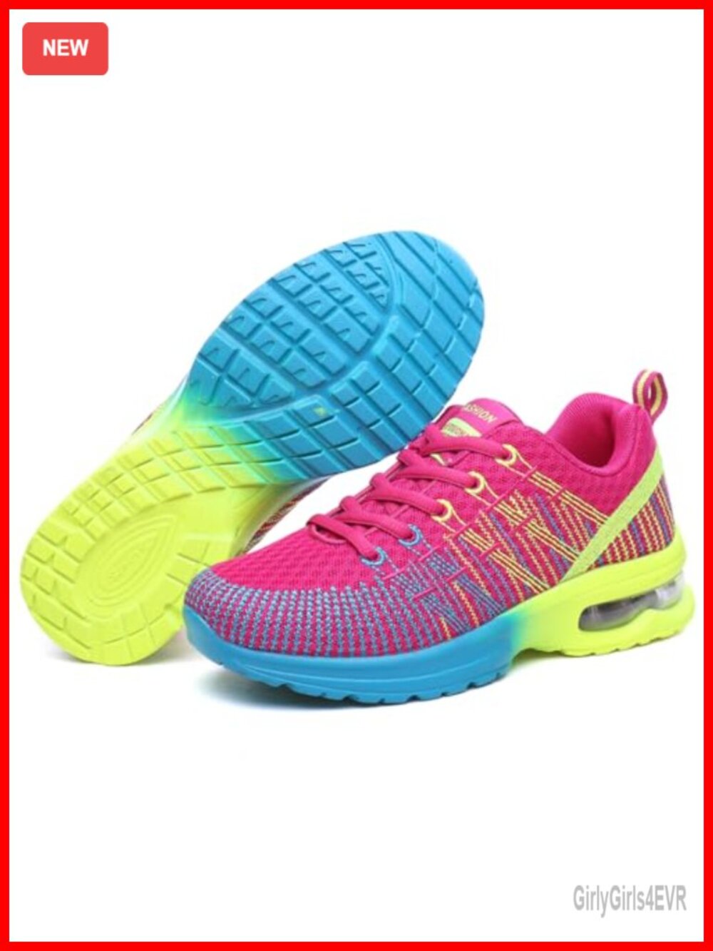 TACOLORY Women's Road Running Shoes Breathable Mesh Non-Slip Athletic Sneakers
